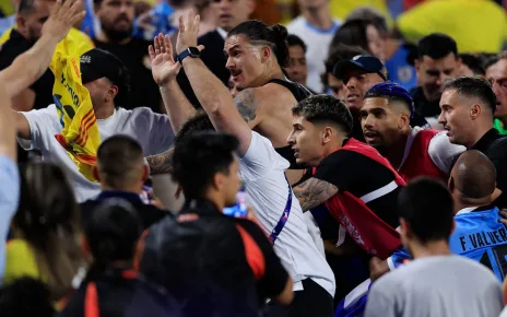 Darwin Nunez handed five-match ban from international football after confronting Colombia fans