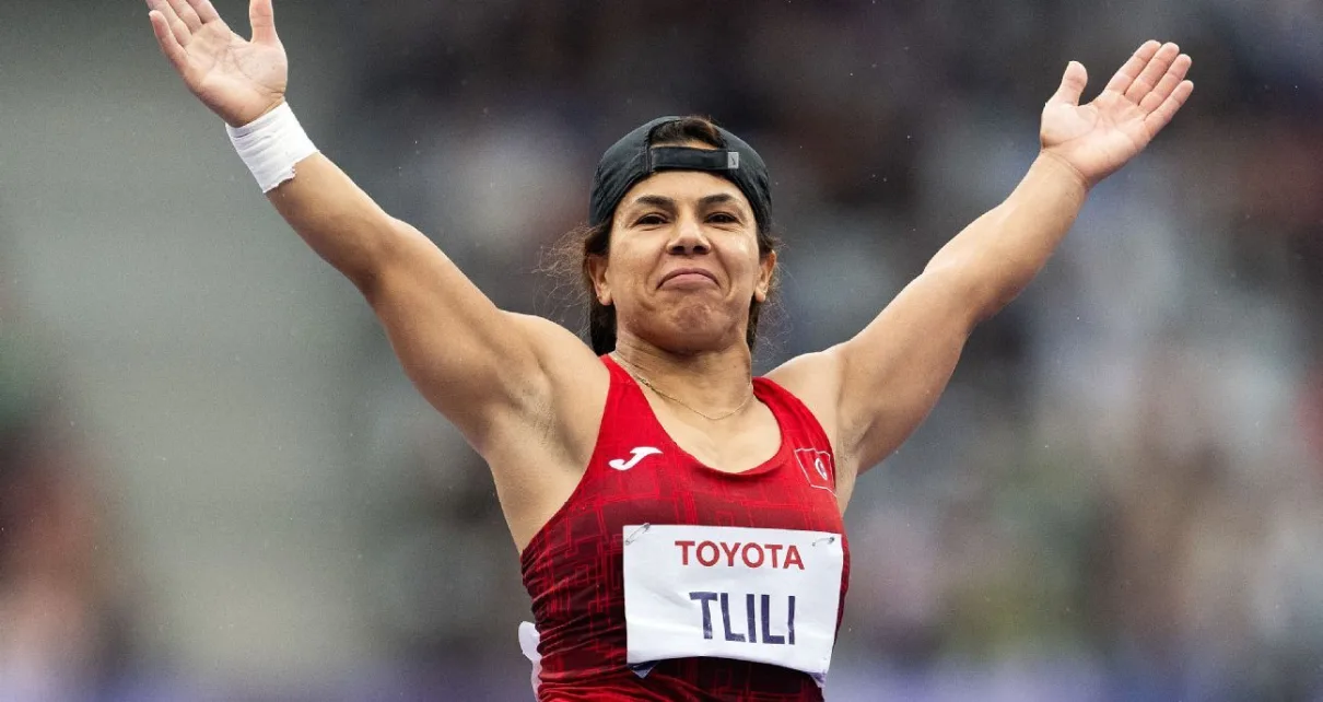 Tunisian shot-putter wins again at Paralympics; U.S. takes 1st gold