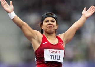 Tunisian shot-putter wins again at Paralympics; U.S. takes 1st gold