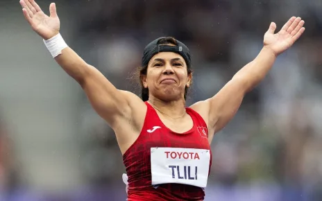 Tunisian shot-putter wins again at Paralympics; U.S. takes 1st gold