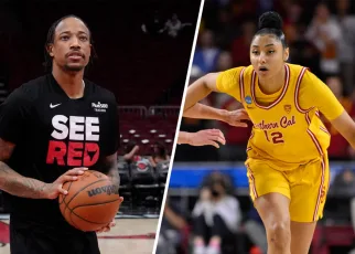 Watch DeRozan drop ‘gems’ to USC’s Watkins during offseason workout