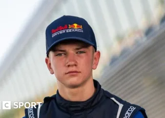 Fionn McLaughlin: NI driver, 16, selected to be part of Red Bull Academy