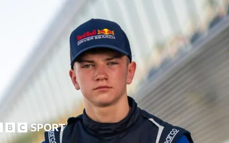 Fionn McLaughlin: NI driver, 16, selected to be part of Red Bull Academy