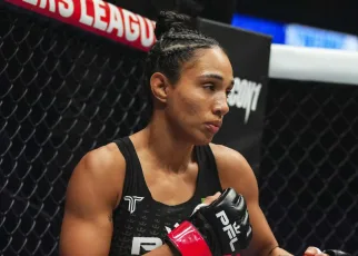 ‘How are we not in the main event?’ Taila Santos ‘bummed out’ by placement of Liz Carmouche fight at PFL Nashville