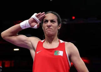 Video: Controversial female boxer Imane Khelif claims welterweight gold at Paris Olympics