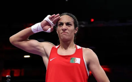 Video: Controversial female boxer Imane Khelif claims welterweight gold at Paris Olympics