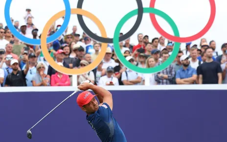 Paris Olympics 2024: Schauffele and Rahm share lead in a star-heavy chase for gold in golf