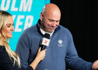 Dana White baffled by Merab Dvalishvili removing his own stitches with ‘bush shears’ — ‘Isn’t he awesome?’