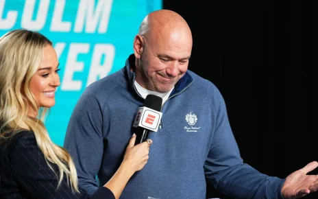 Dana White baffled by Merab Dvalishvili removing his own stitches with ‘bush shears’ — ‘Isn’t he awesome?’