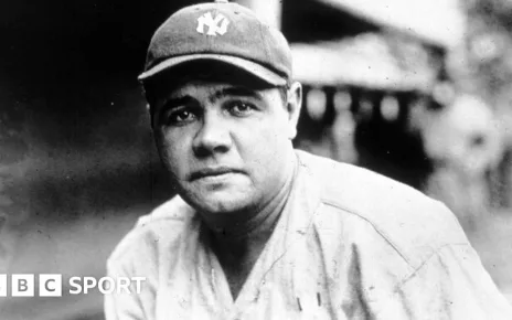 Babe Ruth’s ‘called shot’ jersey sells for record £18.1m at auction