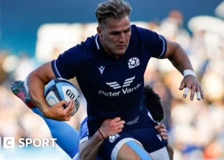 Scotland beat Uruguay: Duhan van der Merwe sets try record