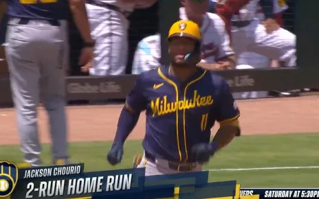 Brewers' Jackson Chourio hits second home run vs. Braves, extends lead