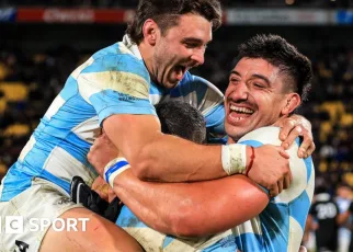 Rugby Championship: Argentina stun New Zealand in Wellington