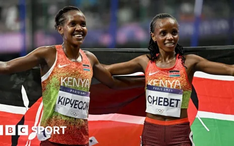 Paris 2024: Kenya’s Beatrice Chebet wins 5,000m gold as Kipyegon gets silver