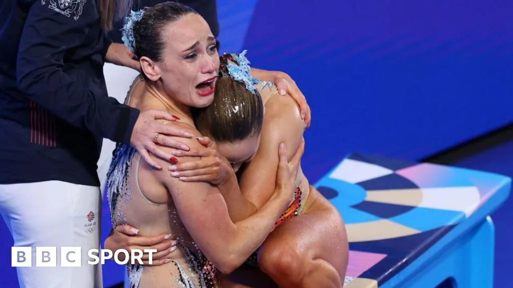 Olympics artistic swimming: Kate Shortman and Izzy Thorpe take historic silver