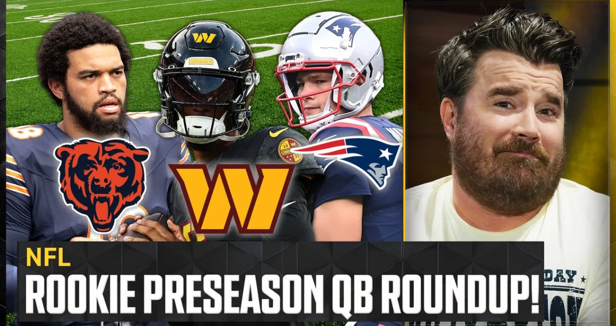 Caleb Williams & Drake Maye headline Rookie QB preseason rankings | NFL on FOX Pod