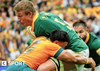 Rugby Championship: South Africa crush Australia in opener