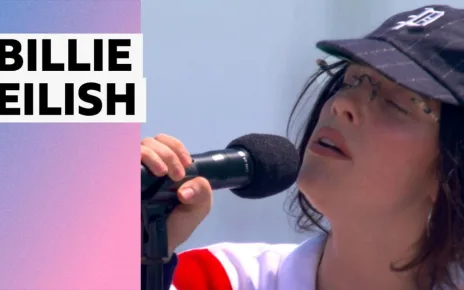 Billie Eilish makes special appearance at the closing ceremony