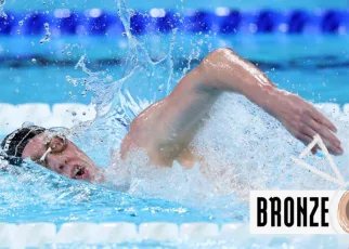 Ireland's Wiffen takes 1500m freestyle bronze as USA's Finke breaks world record