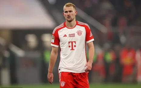 Fans are left stunned at Bayern Munich’s BIZARRE social media post for Manchester United-bound Matthijs de Ligt – as Dutchman flies to England ahead of completing £43m transfer