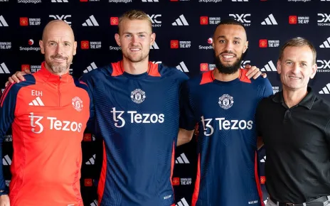 Transfer News LIVE: Manchester United unveil latest signings Matthijs de Ligt and Noussair Mazraoui, Liverpool continue search for No 6 and the latest on Conor Gallagher’s future