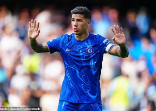 Fans rage as Chelsea name Enzo Fernandez as their captain for Premier League opener against Manchester City despite sparking racism storm during Copa America celebrations