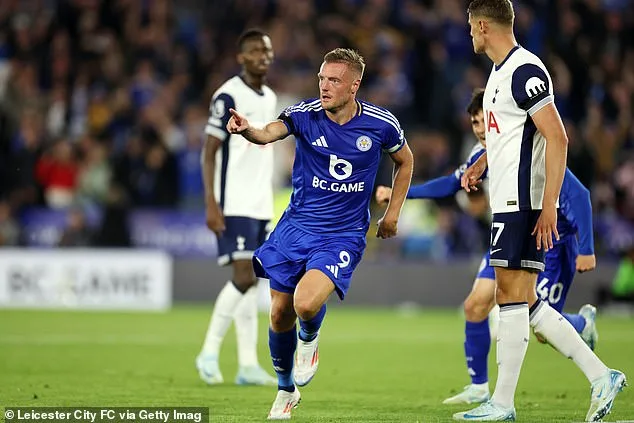 Leicester City’s Jamie Vardy says ‘age is just a number’ and plans on being a defender’s ‘worst nightmare’ well into his forties after he levels the scores against Spurs to earn Foxes a point