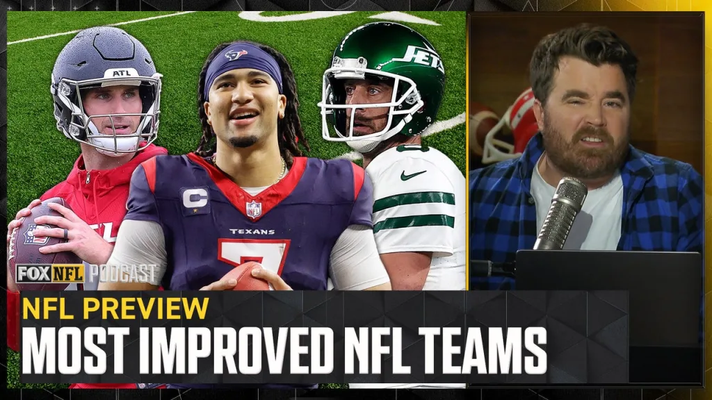 Which three NFL teams improved the most this offseason? | NFL on FOX Pod