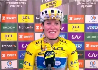 Women's Tour de France: Dutch rider Charlotte Kool defends yellow jersey