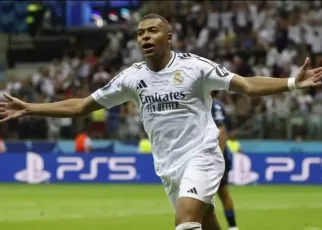 Mbappé scores first Real Madrid goal in Los Blancos' UEFA Super Cup final win