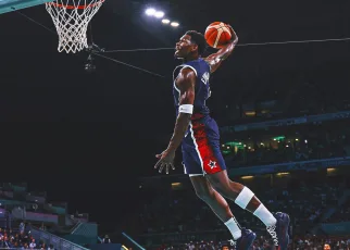 U.S. earns No. 1 seed in Olympic quarterfinals after topping Puerto Rico, 104-83