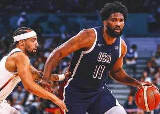 Joel Embiid embraces booing from French fans at Paris Olympics