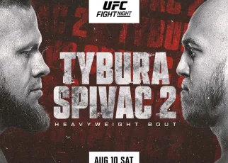 UFC Vegas 95 fight card, start time, date and location | Tybura vs. Spivac 2