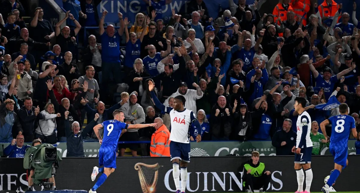 Leicester 1-1 Tottenham: Rodrigo Bentancur stretchered off as Jamie Vardy punishes wasteful Spurs