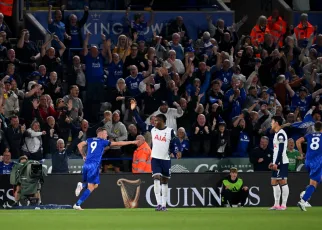 Leicester 1-1 Tottenham: Rodrigo Bentancur stretchered off as Jamie Vardy punishes wasteful Spurs