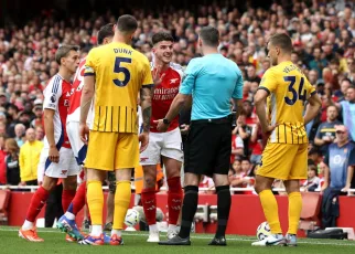 Arsenal vs Brighton LIVE: Premier League result and final score as Declan Rice controversially sent off before Joao Pedro goal