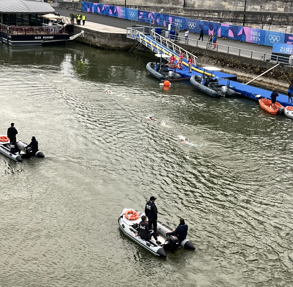 Open Water Swimmers Take to the Seine on Wednesday after Tuesday’s Training Cancellation