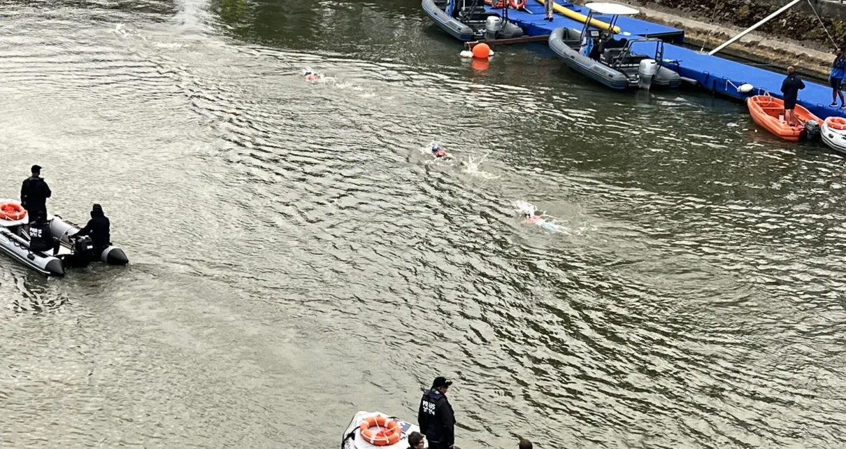 Open Water Swimmers Take to the Seine on Wednesday after Tuesday’s Training Cancellation