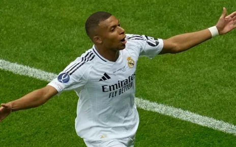 Mbappe scores on debut as Real Madrid beat Atalanta to win Super Cup