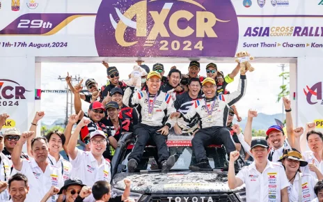 Toyota Gazoo Racing finally victorious in 2024 Asia Cross Country Rally