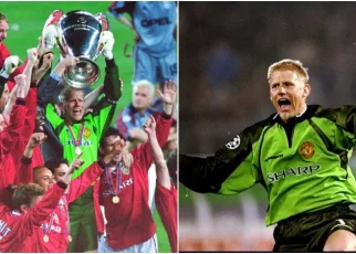 ‘At no point did I think we’d lost 1999 Champions League Final – we’d scored in injury time a few times that season. What was surprising was scoring twice!’: Peter Schmeichel relives Manchester United’s miraculous victory