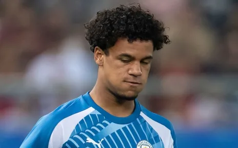 Manchester City winger Oscar Bobb ‘fractures leg and could require surgery’