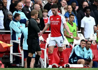 Arsenal: Bukayo Saka demands more refereeing consistency after 'harsh' Declan Rice red card