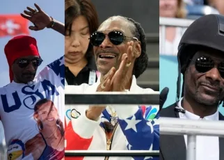 American rapper Snoop Dogg steals the show at the Paris Olympics