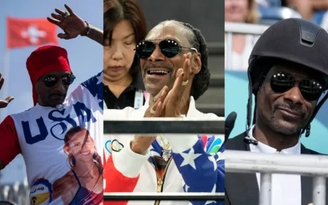 American rapper Snoop Dogg steals the show at the Paris Olympics