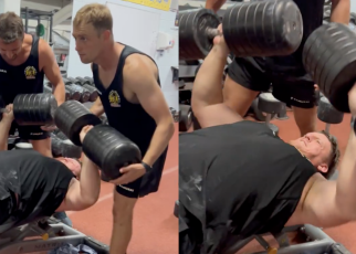 Exeter’s 124kg signing shows off freakish strength in the gym