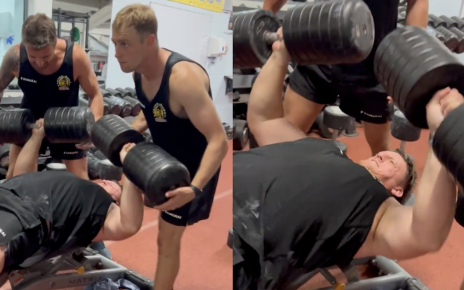 Exeter’s 124kg signing shows off freakish strength in the gym