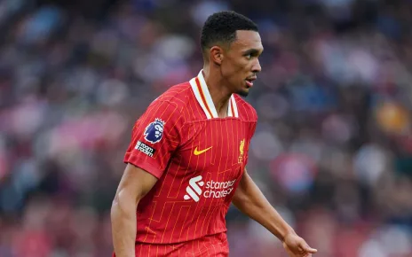 Liverpool boss Arne Slot not concerned by Trent Alexander-Arnold reaction