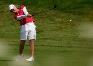 Canadian golfer Alena Sharp tied for 7th after 1st Olympic round, Henderson tied for 30th