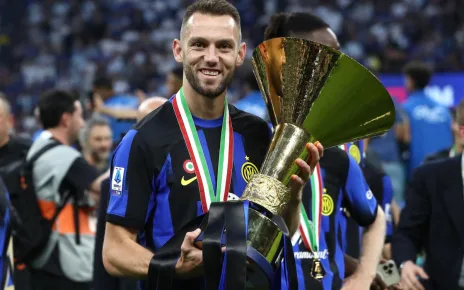 Photo – Netherlands EURO 2024 Star Celebrates Inter Milan 3-2 Serie A Victory Vs Udinese: ‘We All Work Hard Together’